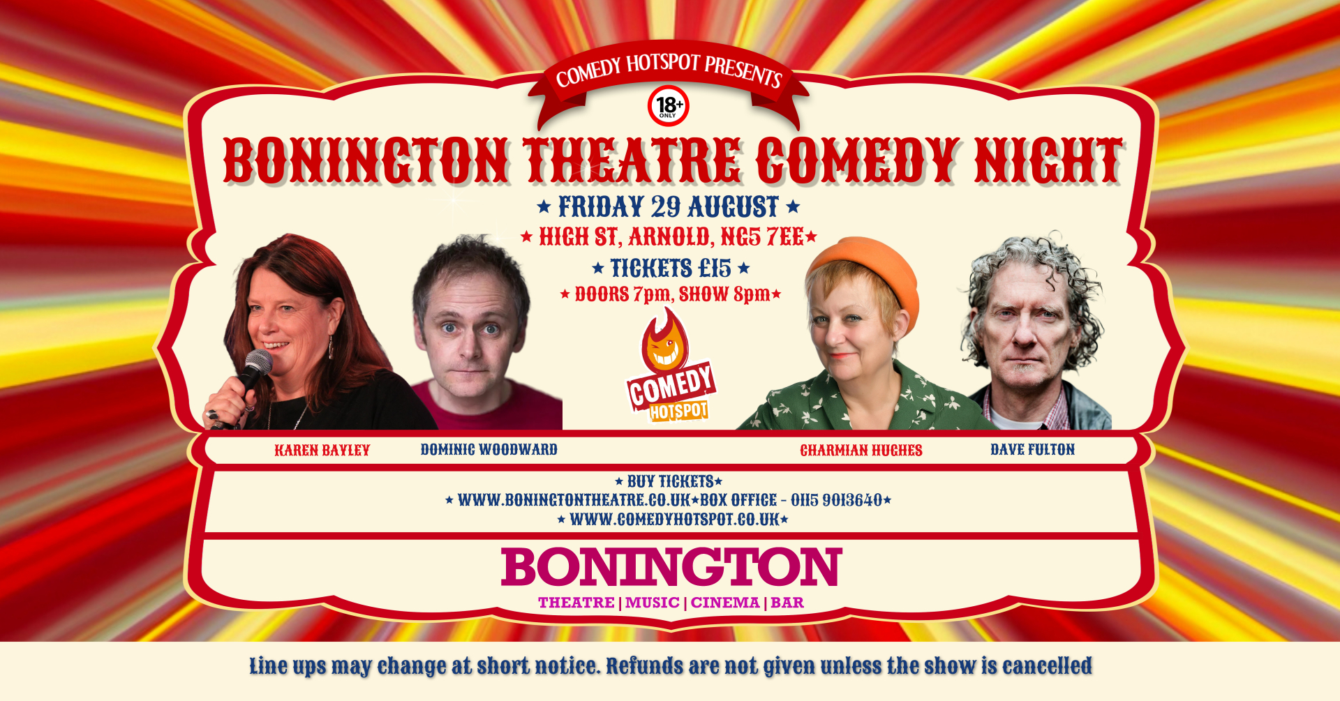 Comedy Hotspot August 25